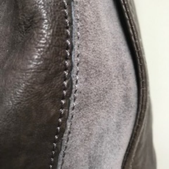 Kooba Gray and Charcoal Two-Tone Hobo Bag - Picture 5 of 14